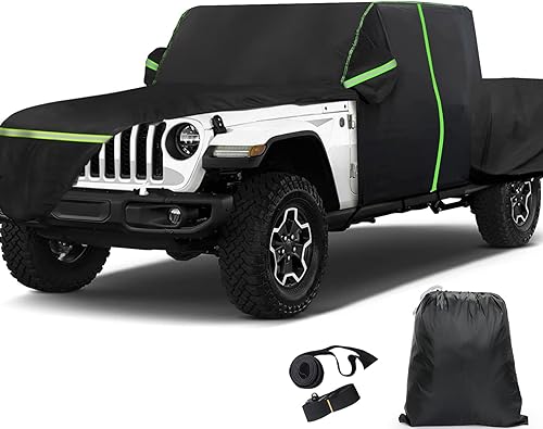 Big Ant Funda impermeable de repuesto para Jeep Gladiator 2019-2023, fundas para automóvil Jeep Gladiator para todo tipo de clima, con puerta con disponible en Yaxa Colombia