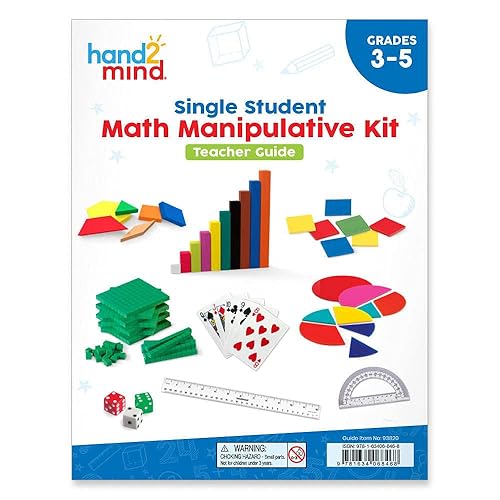 Miniatura 2 de hand2mind Kit de manipulación individual para estudiantes para niños de 8 a 10 años, práctica individual para niños en casa o aula, guía fácil de