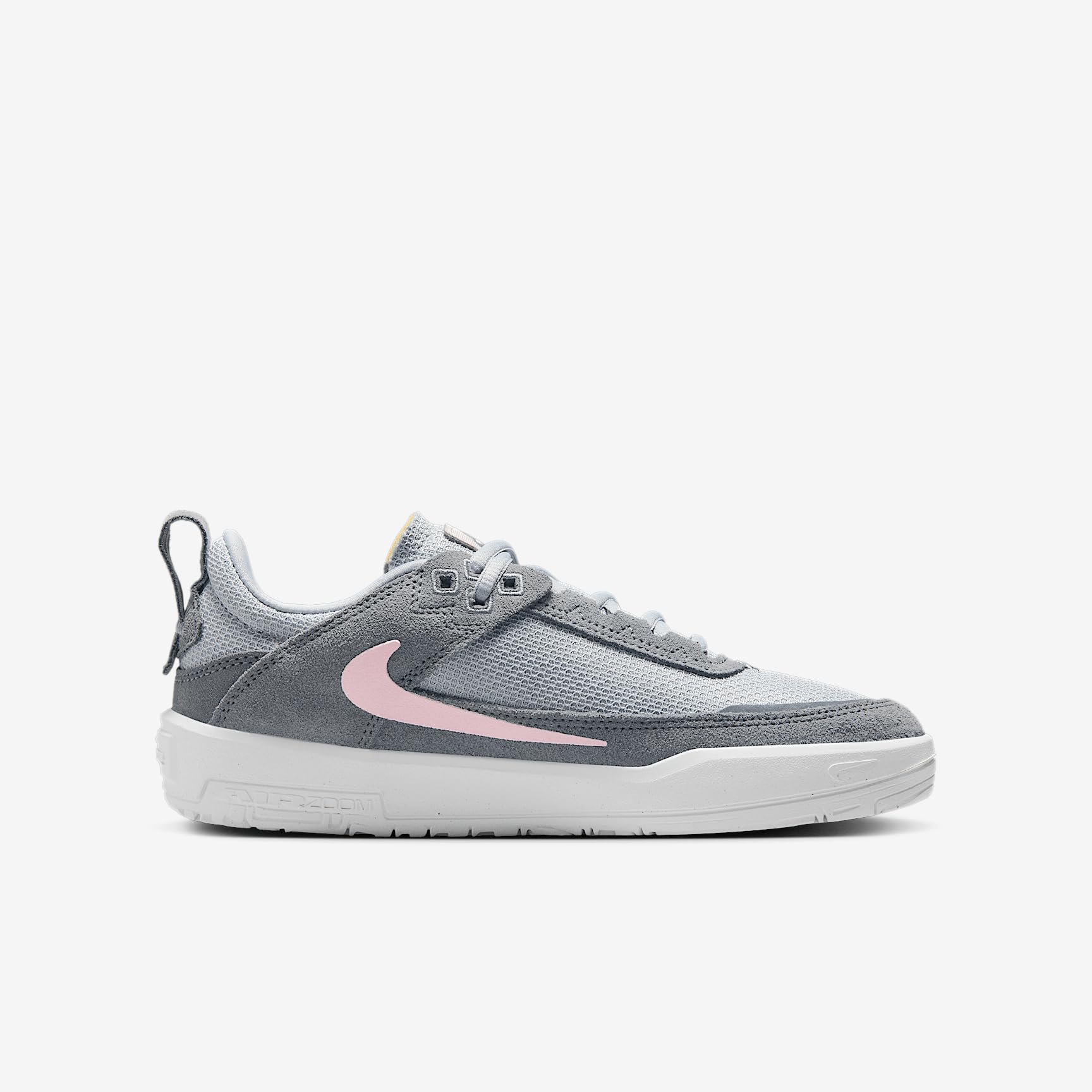 Nike SB Day One Big Kids' Skate Shoes (FN4210-003, Cool Grey/Wolf Grey/Pure Platinum/Pink Foam) Size 5