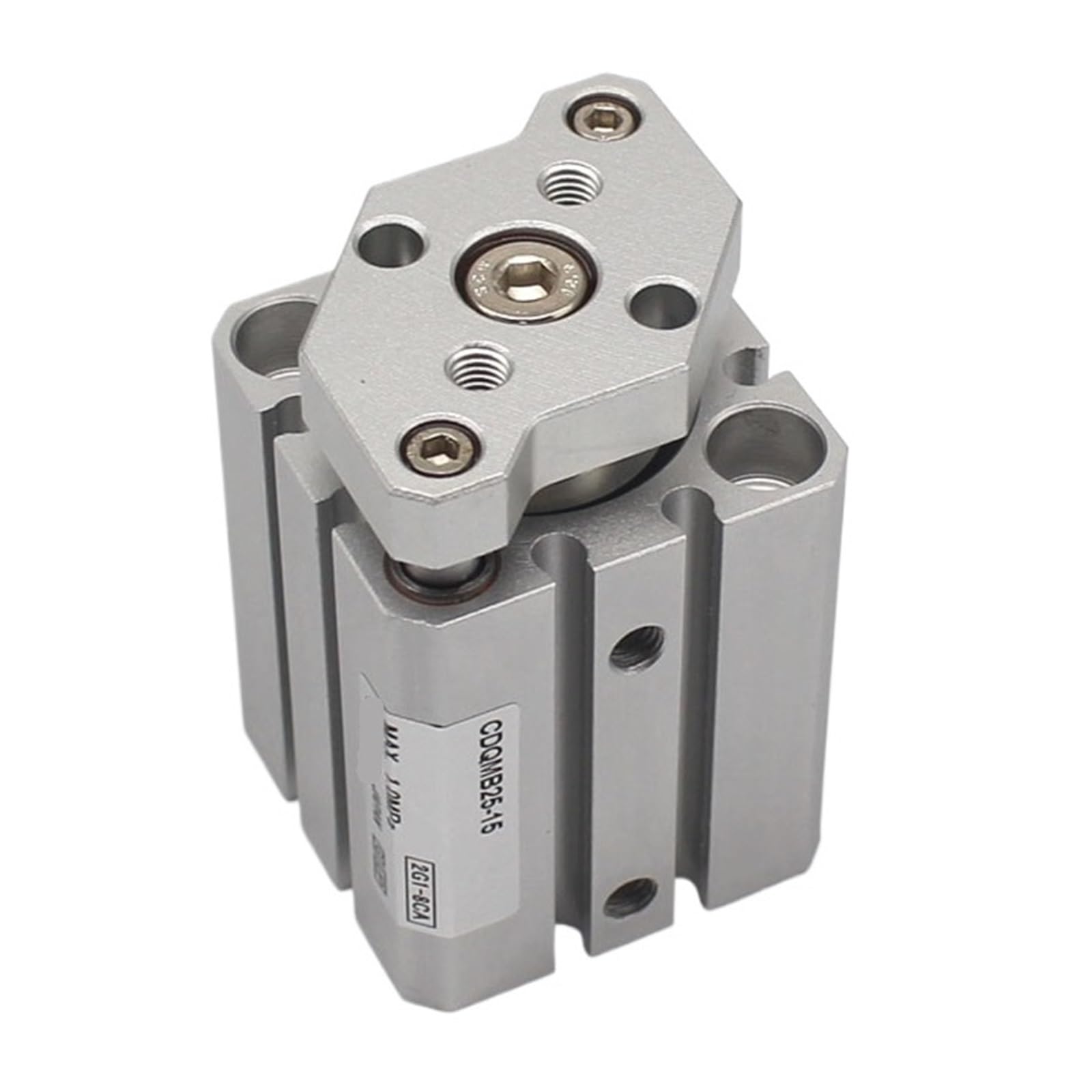 Cylindre pneumatique double effet CQMB20 tige de guidage anti-rotation précise