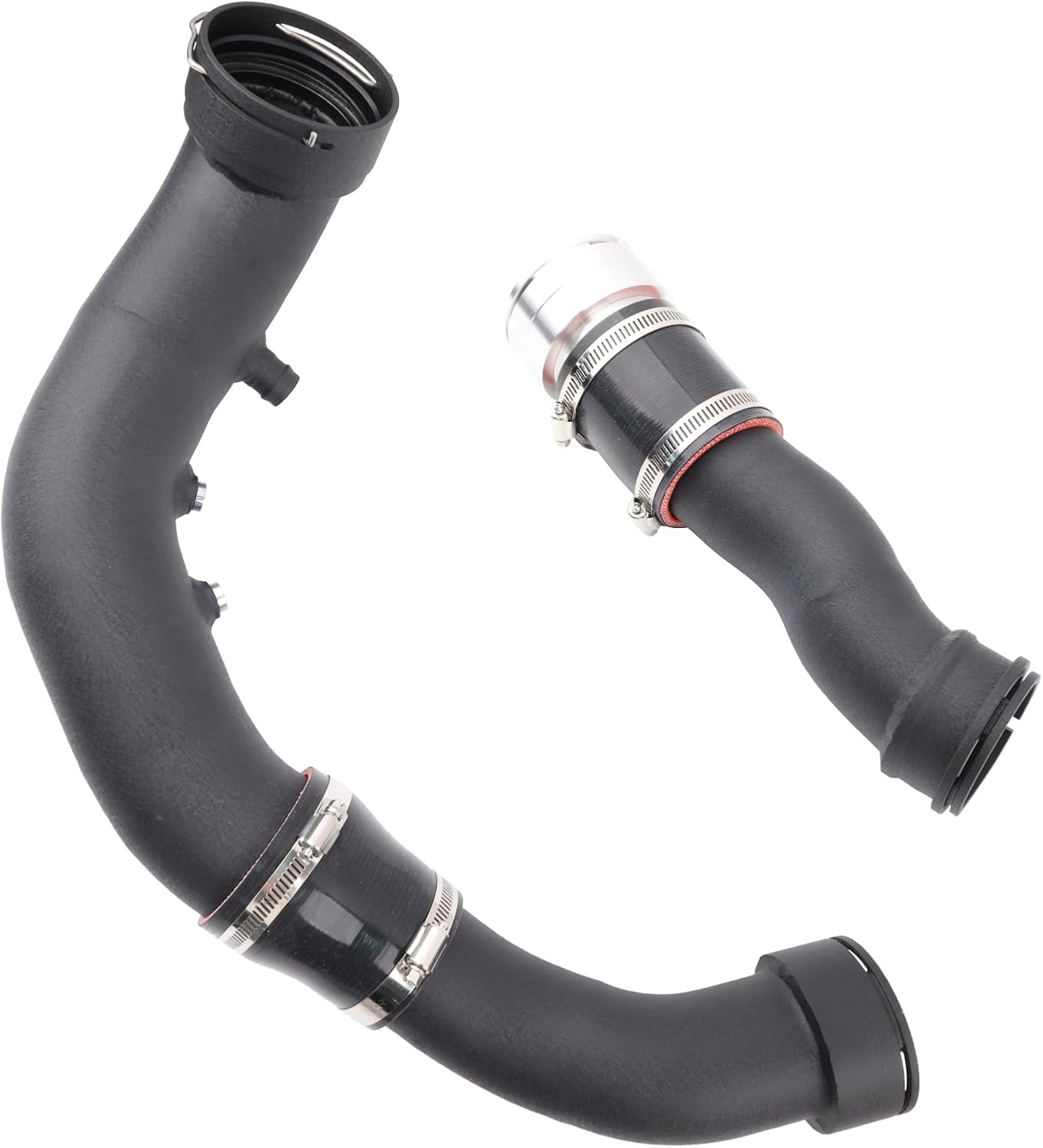Turbo Charge Boost Pipes Kit Compatible With BMW N55 M2 M135i M235i 335i 435i RWD xDrive F30 F32 F22