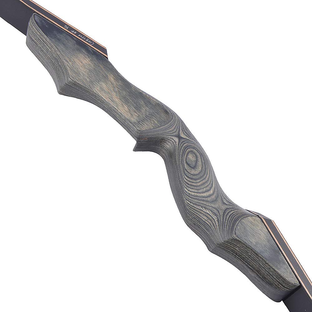 60" Tiro con L'Arco Arco ricurvo e frecce 30-60 libbre Arco da Caccia Longbow Pratica del Bersaglio Mano Destra
