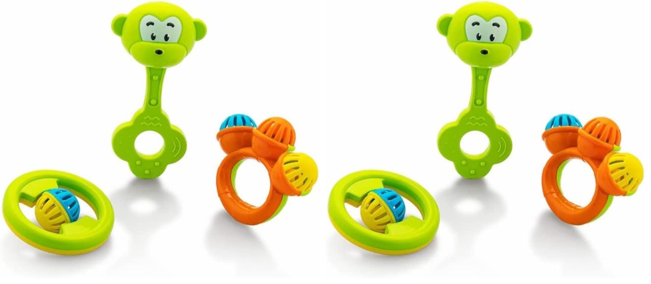 Storio Baby Products Toys 7 Pcs Rattle Set with Teathers for New Born Baby Gifts, Toy for Babies, Non-Toxic — Amazon image 13