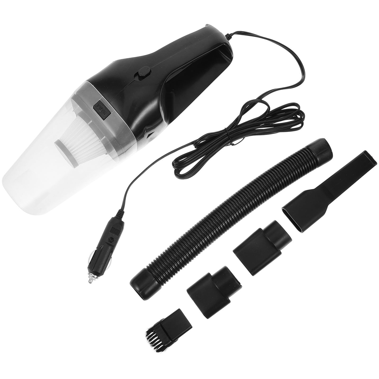 Aspiradora para coche Levemolo 120W dile adiós a la suciedad con su filtro lavable 12V