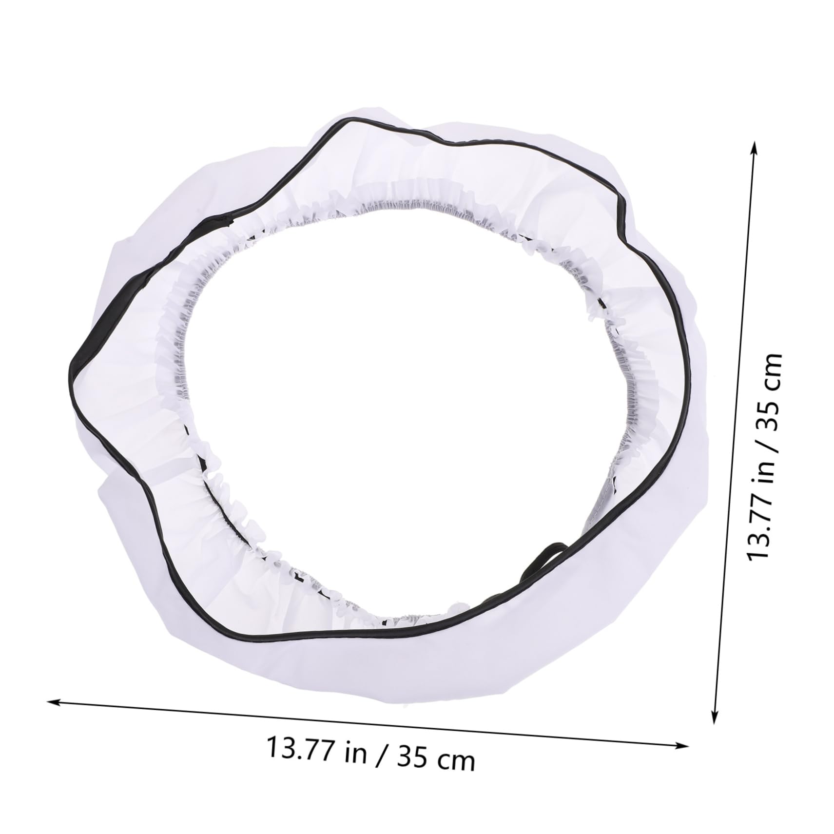 CAXUSD 14 Foldable Flash Diffuser Soft Flash Diffuser Ring Flash Diffuser Ring Light High Light Transmission Diffuser Diffusers Foldable Soft Light Cover Diffuser for Photography White