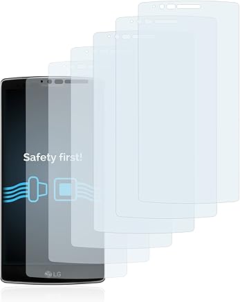 Savvies Protector de Pantalla para LG G Flex 2 [6 Unidades] - Transparente