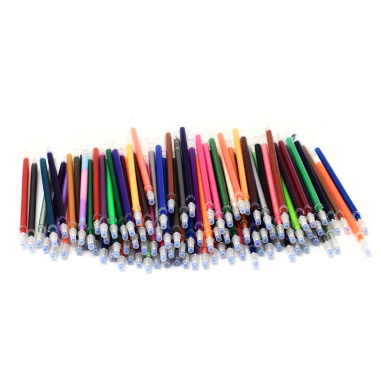 NUOBESTY 3pièces Recharge De Stylos Gel Couleurs Pailletées Métalliques Et Néon Pour Colorier Artisanat Doodling Et Scrapbooking Recharge Universelle Pour Stylos à Encre