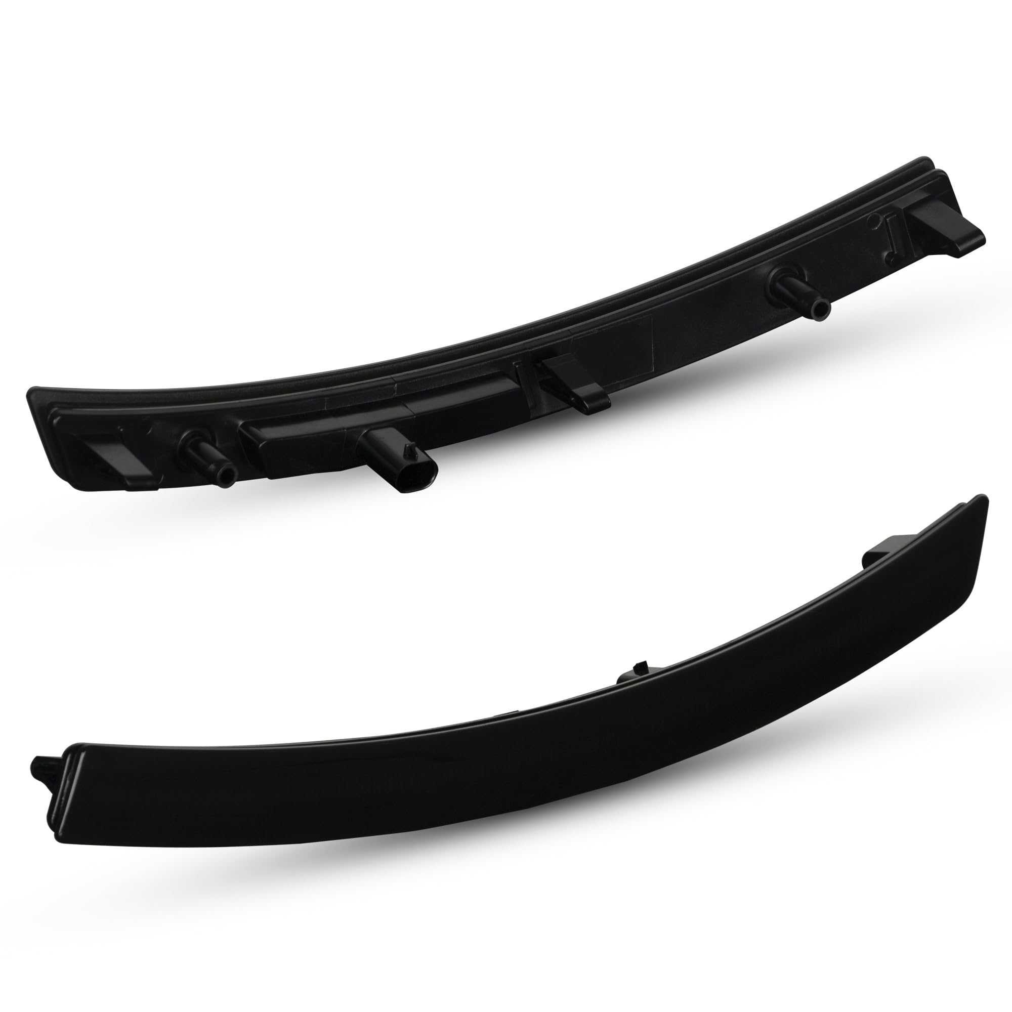 2 szt. 90 bursztynowa lampka sygnalizacyjna samochodu światło obrysowe boczne przedniego zderzaka dla Chevrolet Corvette C7 2014-2019(Orange lens)