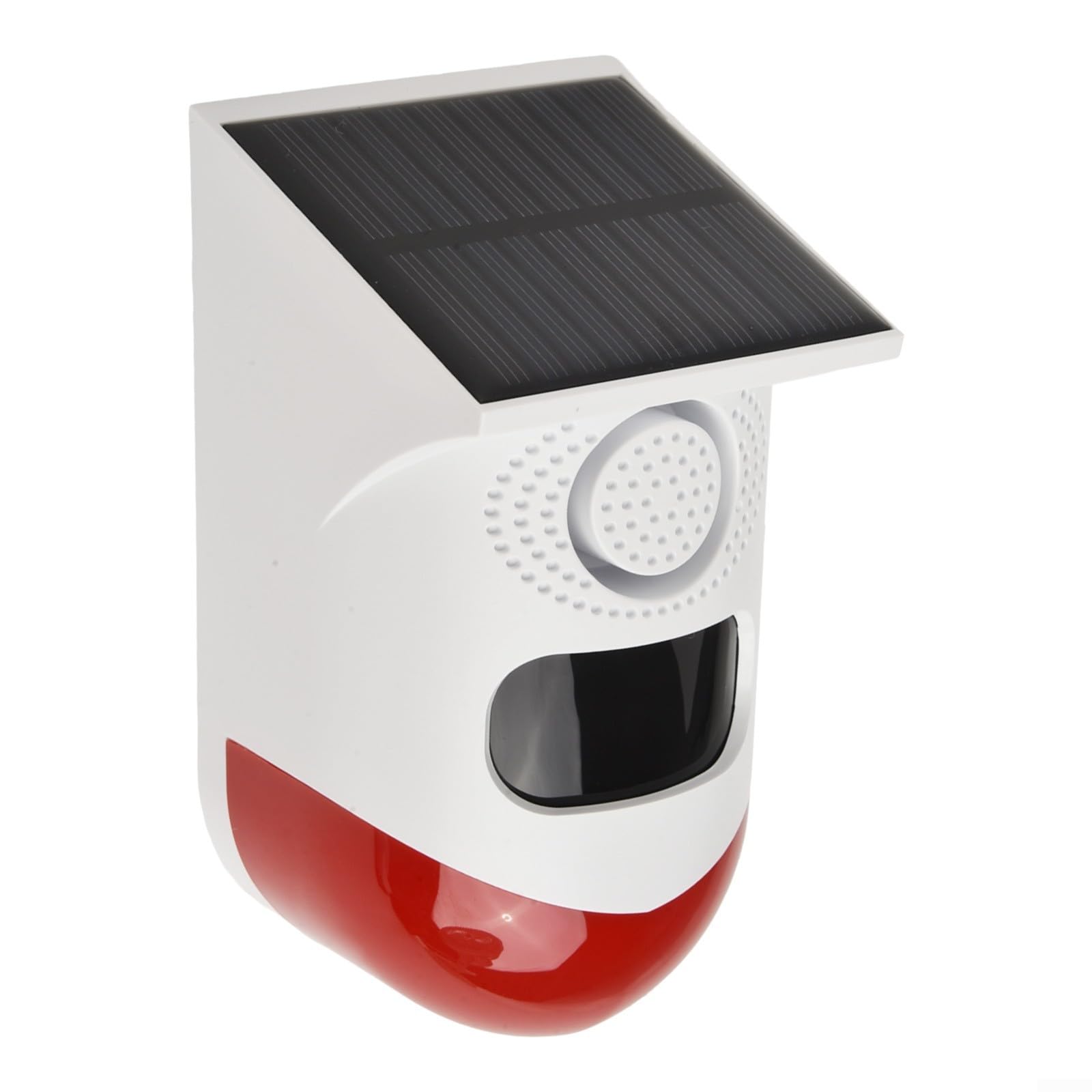 Detector de movimiento solar alarma exterior compatible con sirena tuya 120dB IP67 resistente al agua PIR sensor mando a distancia 4 modos para casa patio jardín sistema de seguridad