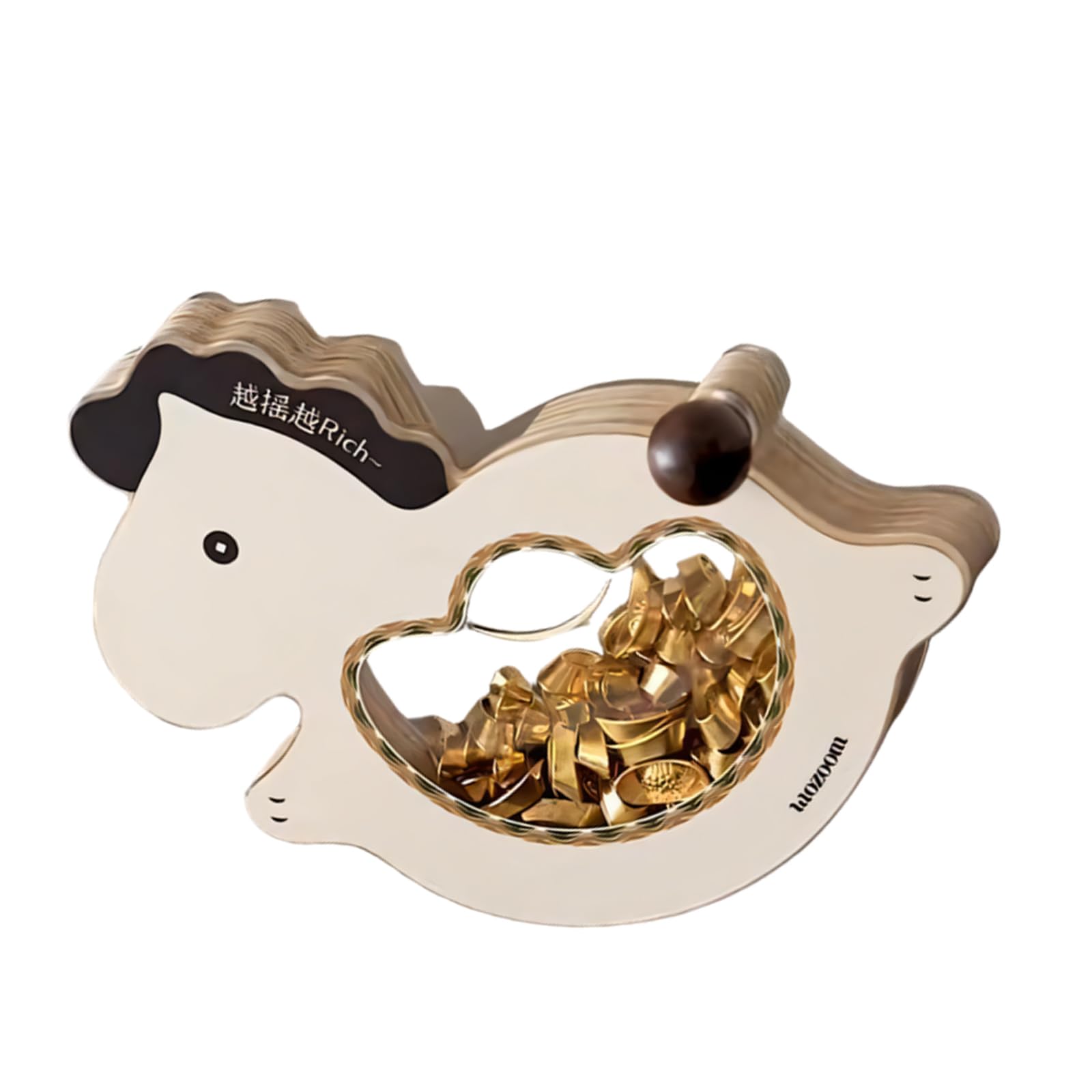 Kaeltsyn Rocking Horses Statues Lucky Horse Figurines Attract Luck and Wealth Decorative Ornament Tabletop Decors New Year Gift Lucky Horse Figurines