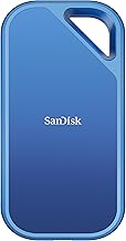 SanDisk Creator Pro Portable SSD 2 To (disque SSD pour les créateurs de contenu, jusqu'à 2000 Mo/s, en lecture/ en écriture, résistance aux chutes de 3 mètres, 1 mois d'Adobe Creative Cloud inclus)
