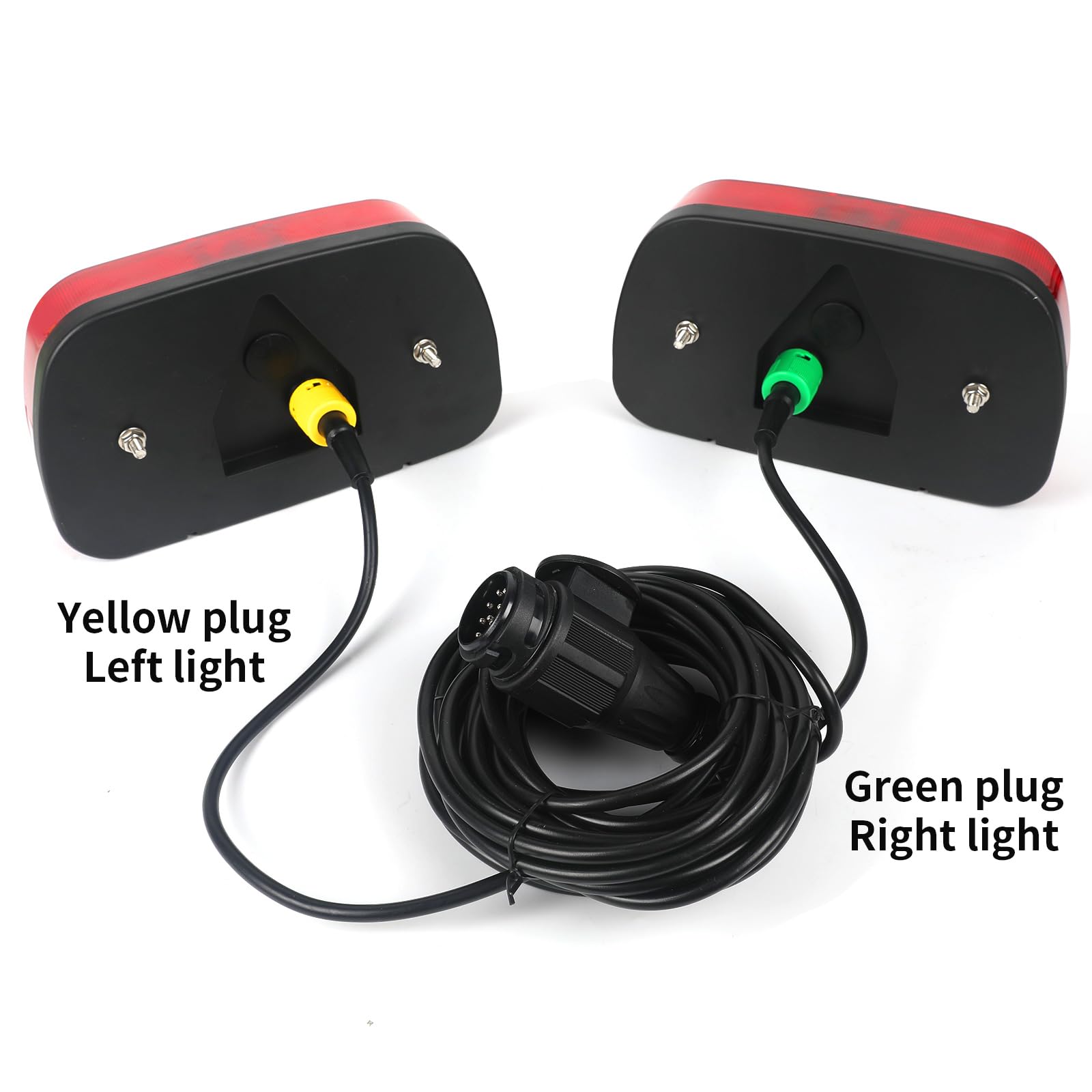 2 Luci Per Rimorchio 12V Con Cavo 5.5m - Fanali Posteriori E-Mark Per Auto E Camion - Foto 7