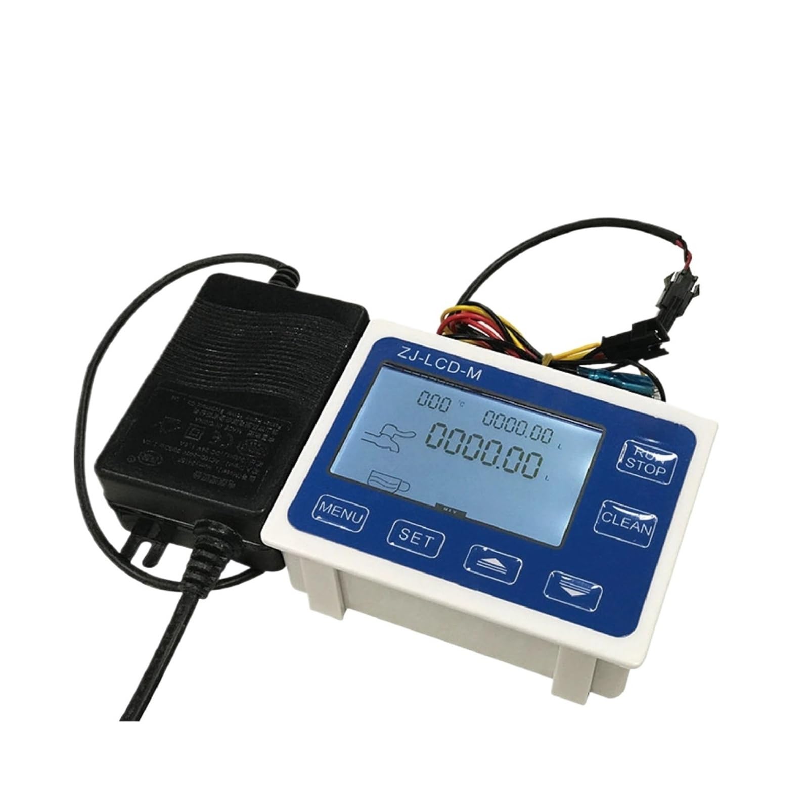 Contrôleur de débit d'eau ZJ-LCD-M automatique avec écran LCD et vanne 1/4