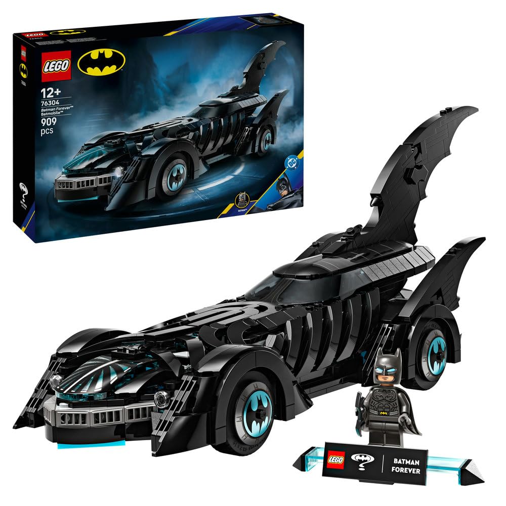 LEGO DC Batman: Batman Forever Batmobile Super Hero Toy for Kids 76304 Building Blocks Toys for 12+ Gift for Boys and Girls-image-16