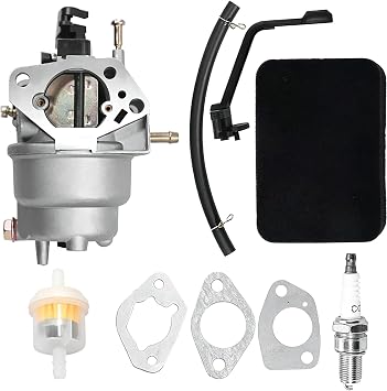0J58620157 Carburetor Tune Up Kit Replacement for Generac GP5000 GP5500 GP6500 GP6500E GP7500E 389cc 8125W Replacement for Ruixing Huayi Jingke Kinzo 13HP 14HP 15HP 16HP 188F 190F Generator