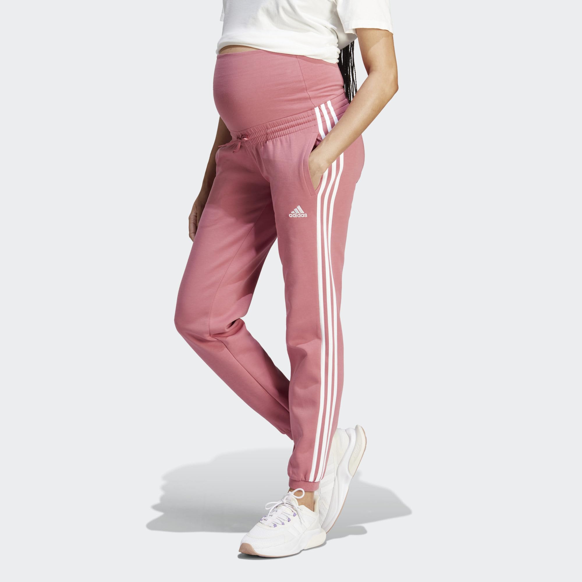 adidas Kobiety Maternity Pants, Pink Strata/White, XS