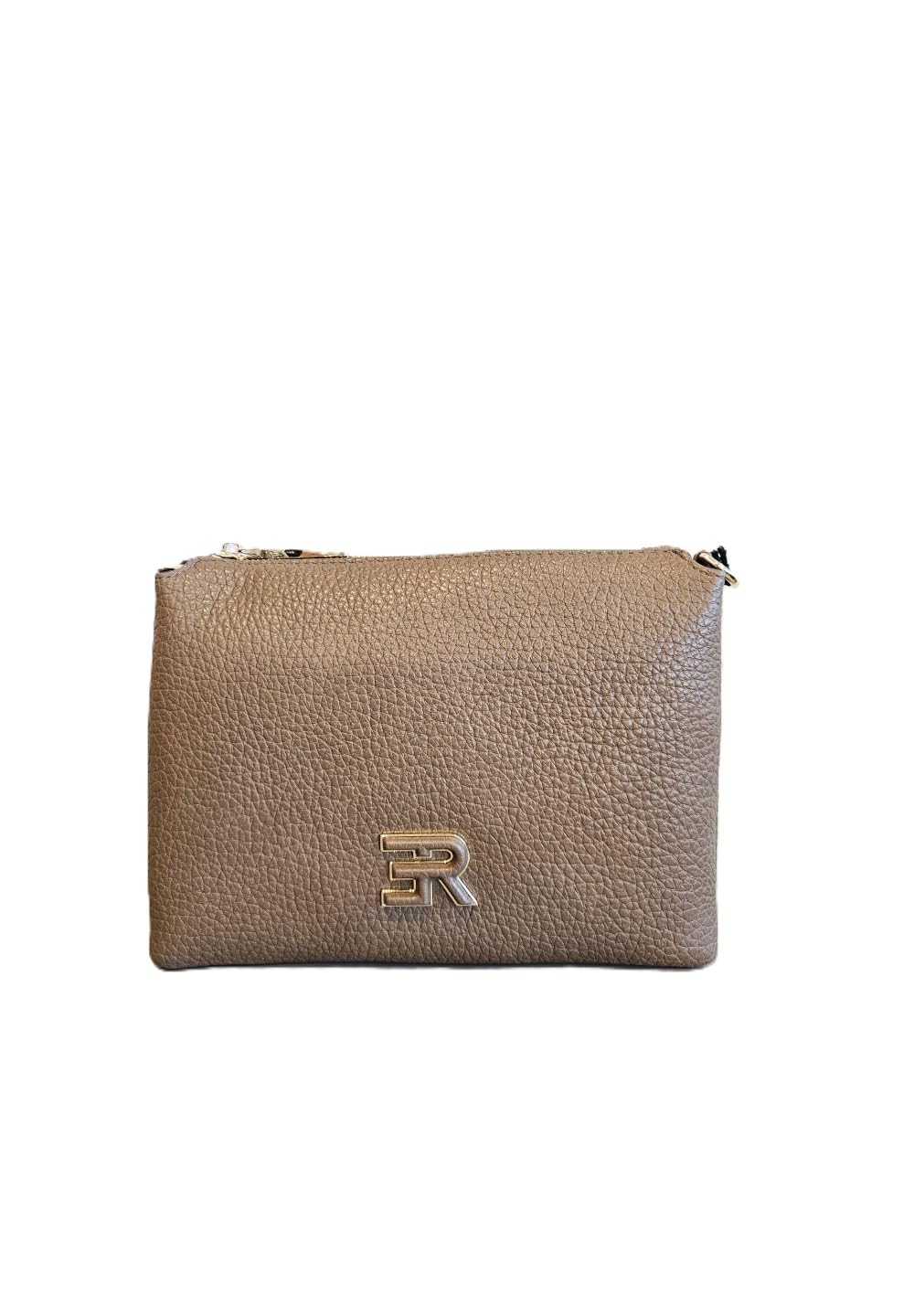 ERMANNO FIRENZE Unity, Tracolla Tripla Unisex-Adulto, Tortora, Talla única