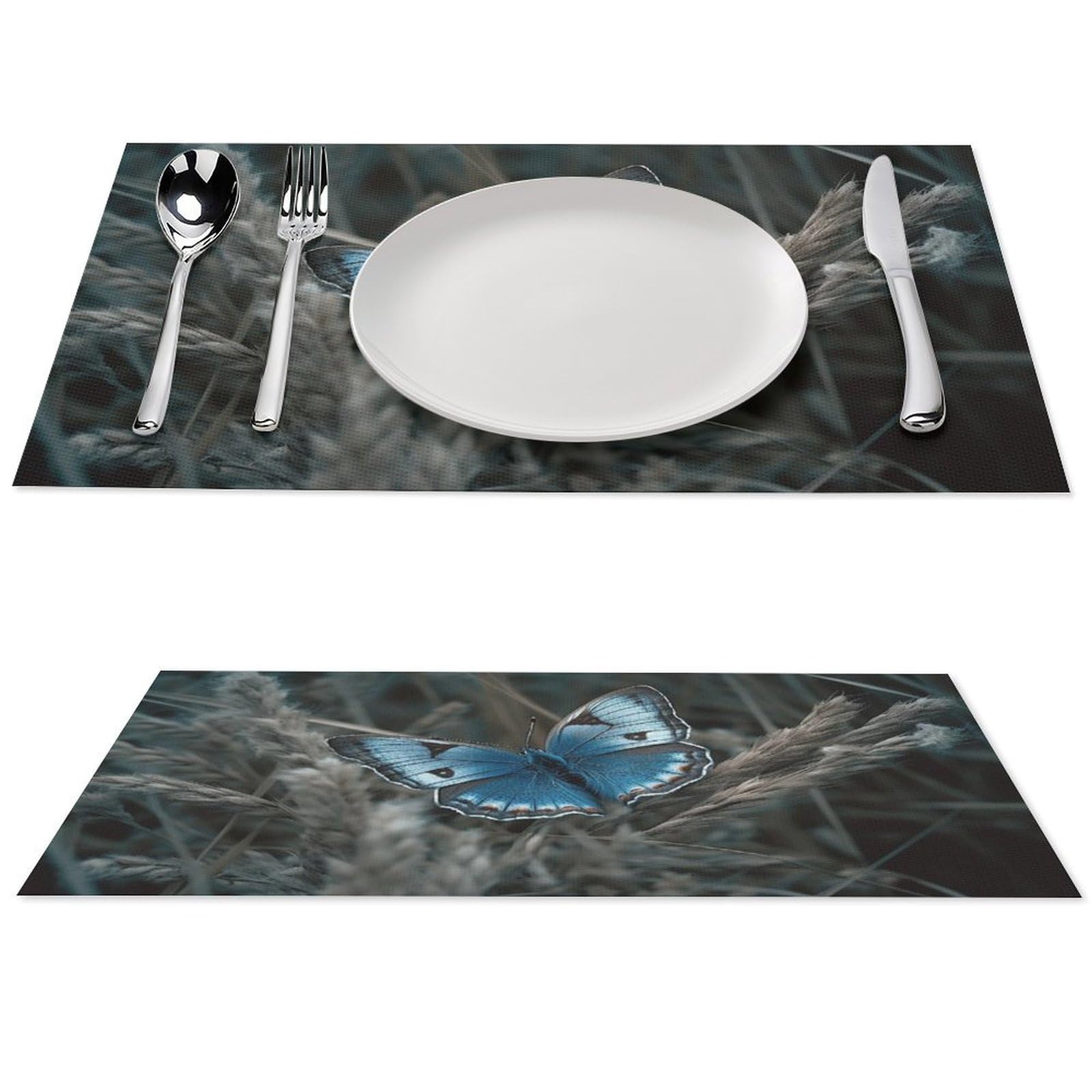 Set de table PVC résistant à la chaleur au design épuré pour dresser une table élégante