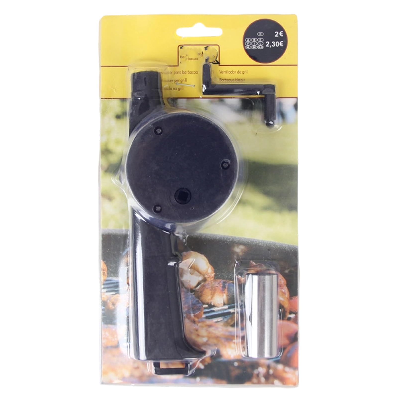 CAZSTYK Charcoals Starter Tool Hand Cranks Blower Heatproof Manual Air Blower for Faster Charcoals Ignitions Outdoor Grills Ventilation Tool