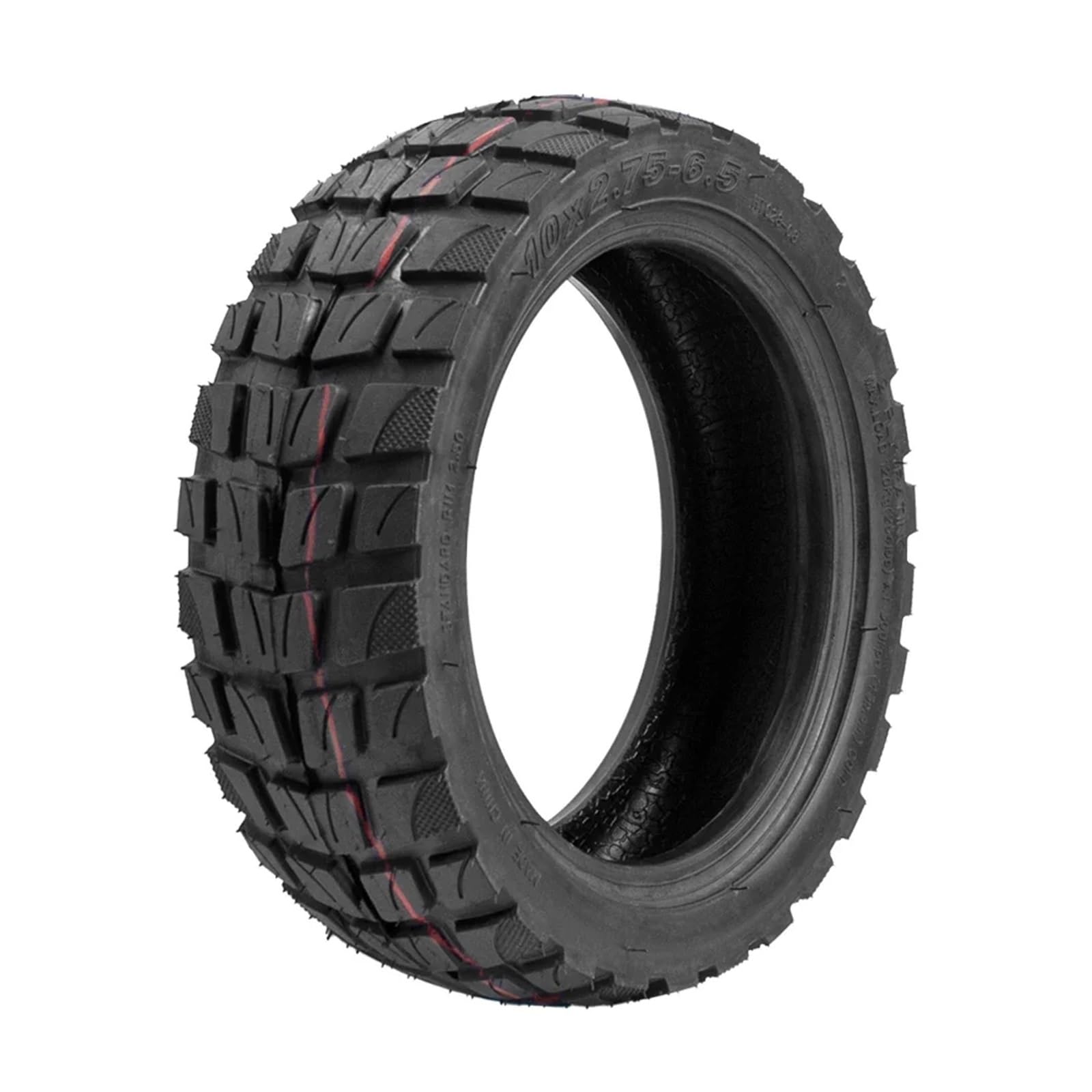 Neumático de vacío Todoterreno 10x2.75-6.5 Compatible con Iscooter IX3 IX4 IX7 Pro MAX G30 for Speedway 5 Dualtron 3 Scooter eléctrico Pieza de neumático de 10 Pulgadas(1pc)