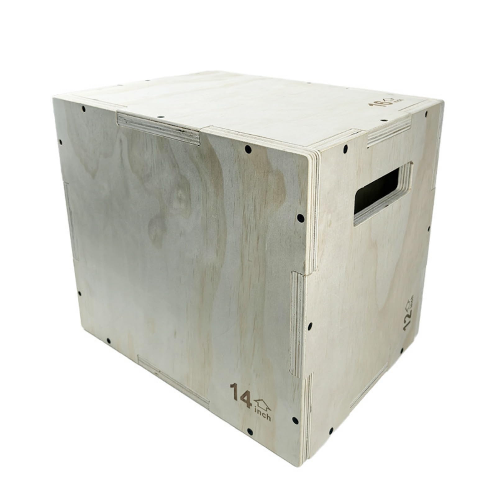 Caja Pliométrica Estable Cajón Salto con Resisn Caja Pliométrica con para Entrenamiento Funcional