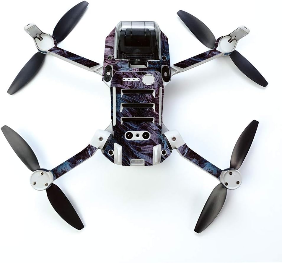 MightySkins Skin for DJI Mavic Mini Portable Drone Quadcopter - Angry Ripple | Protective, Durable, and Unique Vinyl Decal wrap cover | Easy To Apply, Remove, and Change Styles | Made in the USA (DJMAVMIN-Angry Ripple)