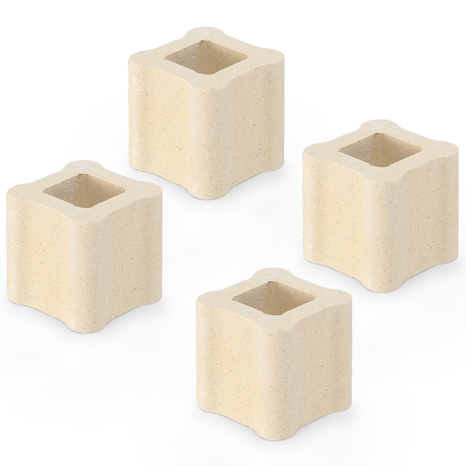 Postes de cerámica para hornos Nuanchu ideales para organizar estantes de azulejos en el taller