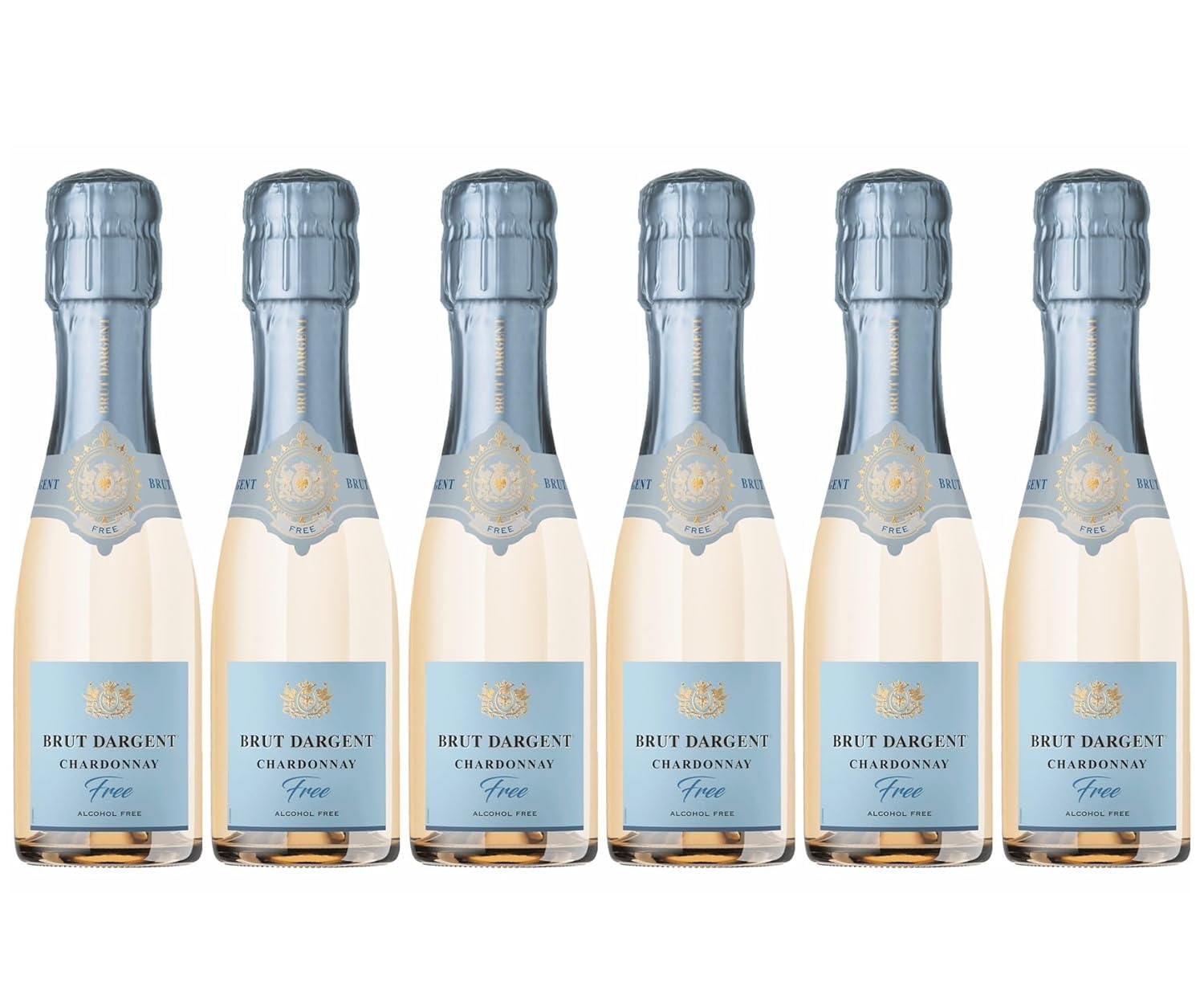 Brut Dargent - Free Chardonnay, De-alcoholised Sparkling Wine (6 x 0,20L)