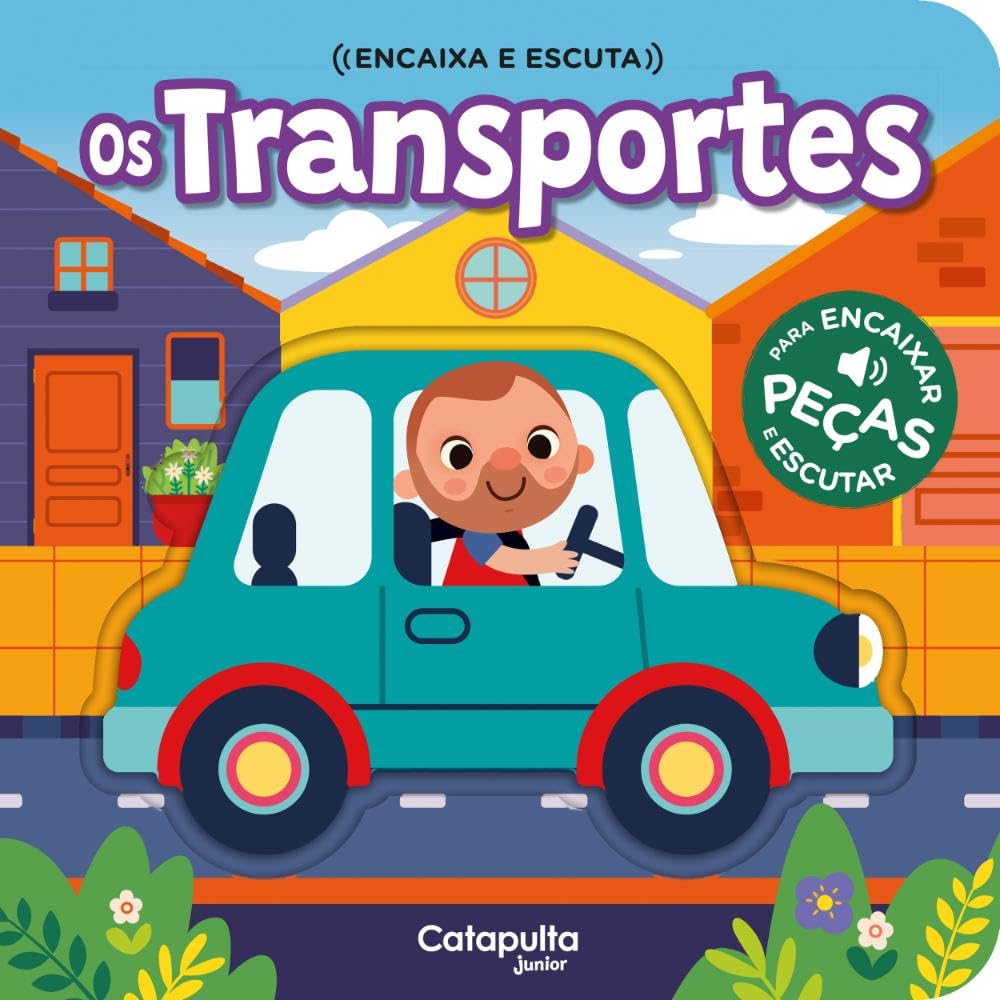 Capa de Encaixa e escuta - Os transportes