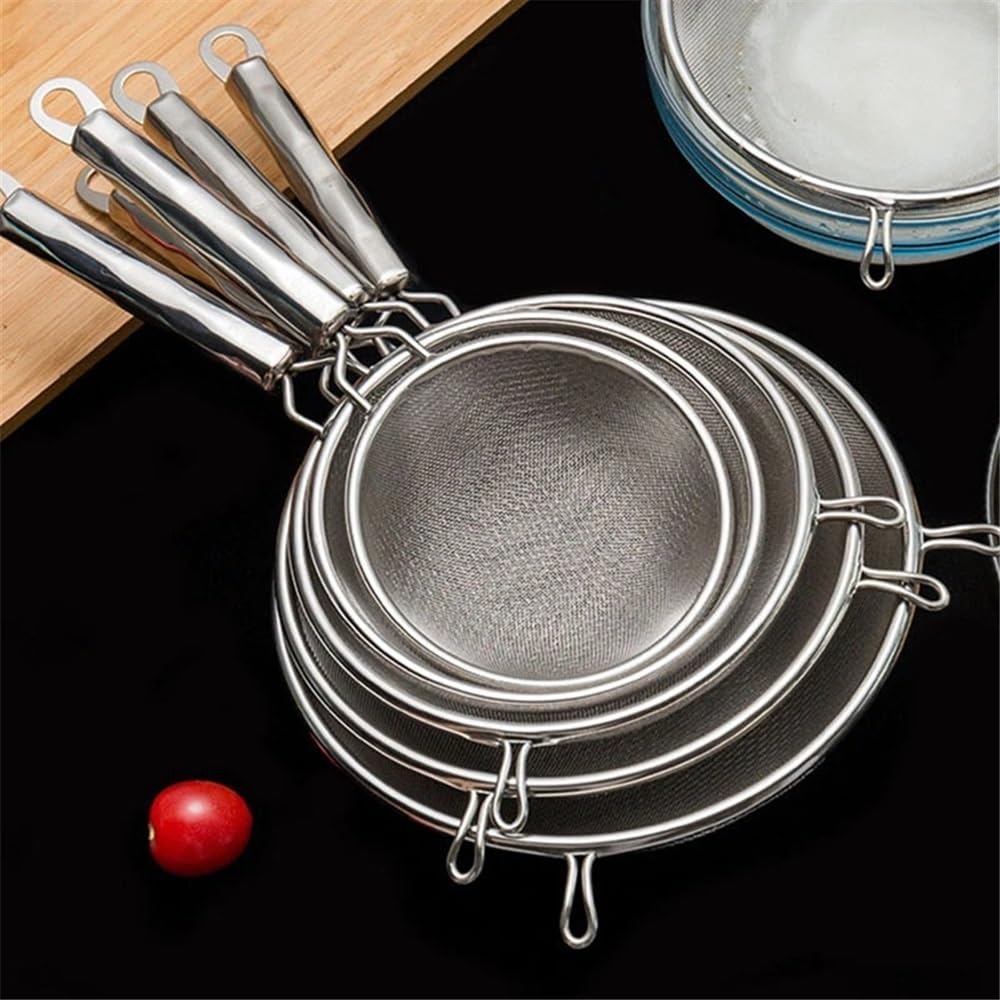 Cesta Para Freír De Acero Inoxidable, Colador De Malla Fina, Cuchara Con Gancho, Olla Caliente, Filtro De Tamiz De Harina De Soja, Cuchara Para Freír, Utensilio De Cocina, Herramienta De Cocina, M