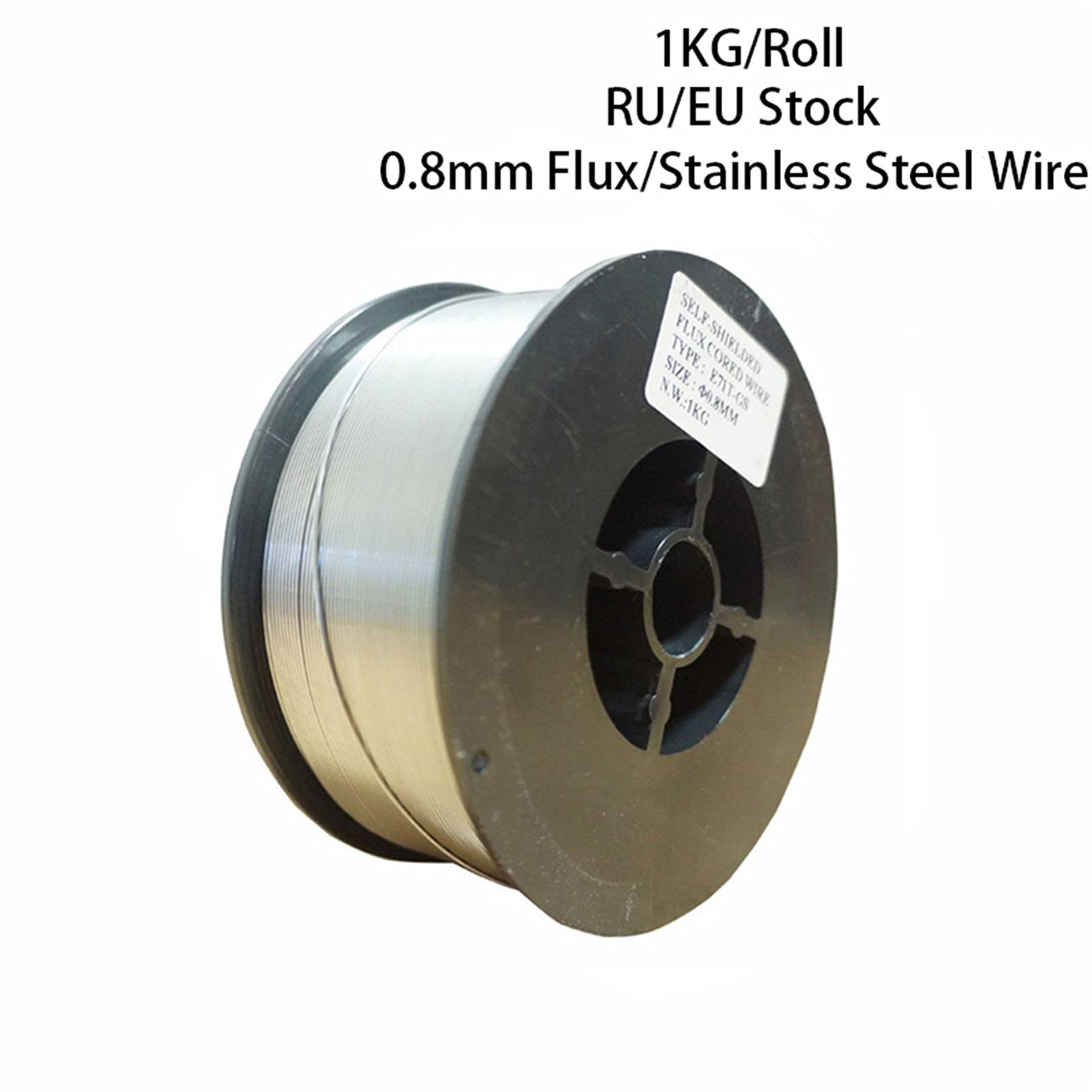 Shuxiang-Filo per Saldatura 1 Rotolo, Filo di Filo Metallico in Acciaio Inossidabile, Senza Azzurro E71T-GS, Filo Nucleo del Flusso, Diametro 0,8 mm / 1,0 mm Buona Resistenza alla corrosione