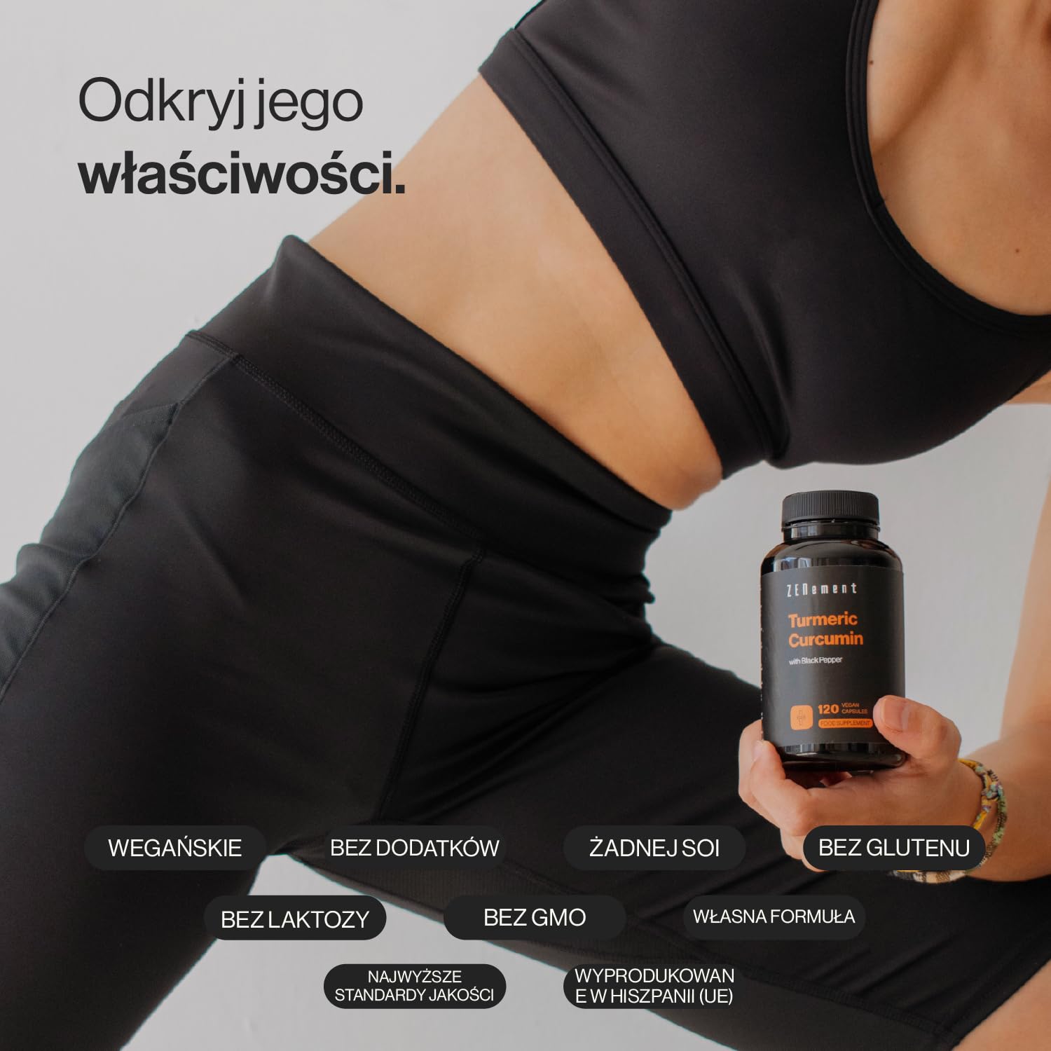 Ekstrakt z Kurkumy z Pieprzem Czarnym – 95% Kurkuminoidów – Naturalne i Wegańskie Pochodzenie – 4 Miesiące Suplementacji – 120 Wegańskich Kapsułek – Zenement