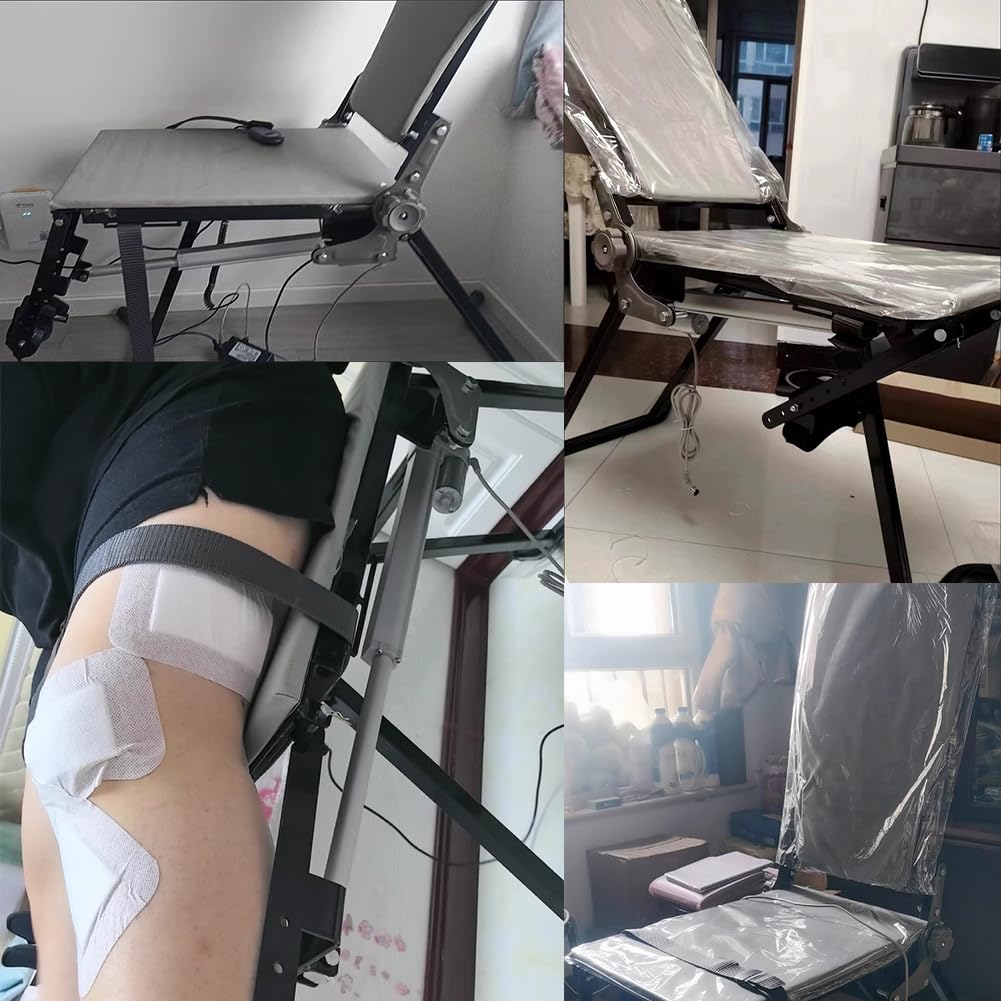 Sedia Per L'allenamento Riabilitativo Dell'articolazione Del Ginocchio, Aumento Passivo Continuo Del Movimento, Macchina Per Piegare E Raddrizzare La Rigidità Delle,With backrest