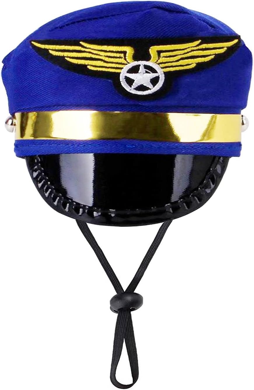 Gorro de Piloto Aviador para Perro o Gato Disfraz Halloween Navidad