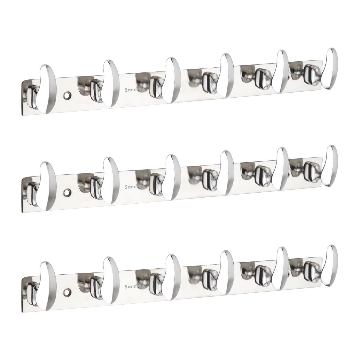 See full amazon price history chart for Sanmay Stainless Steel Leaf-Type Cloth Hook Hanger | Wall Mounted Hook Rail | Towel Hooks | Wall Hanger | Khunti - 6 Leg (Set of 3) Sanmay Stainless Steel Leaf-Type Cloth Hook Hanger | Wall Mounted Hook Rail | Towel Hooks | Wall Hanger | Khunti - 6 Leg (Set of 3) (B0CZHN6BFG) Amazon Price History, Amazon Price Tracker