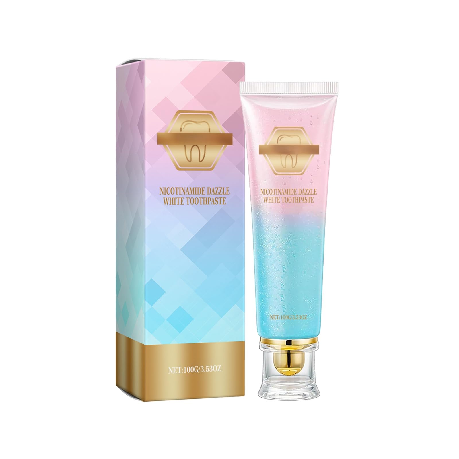 Nicotinamide Toothpaste for Stain Removal, Fresh Breath, 3.52 oz, Mint Flavor