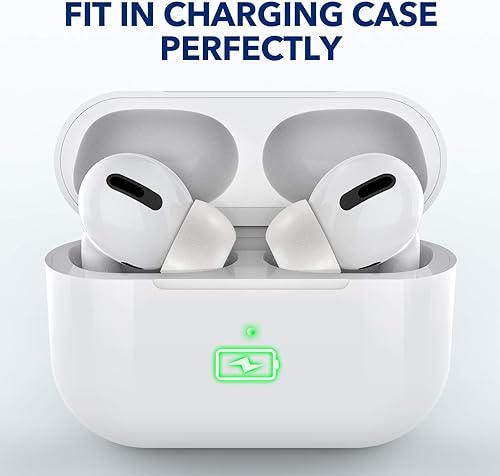 Miniatura 5 de Puntas de espuma viscoelástica para Apple AirPods Pro, V3.0, sin dolor de silicona en las orejas, almohadillas de repuesto antideslizantes, cabe en