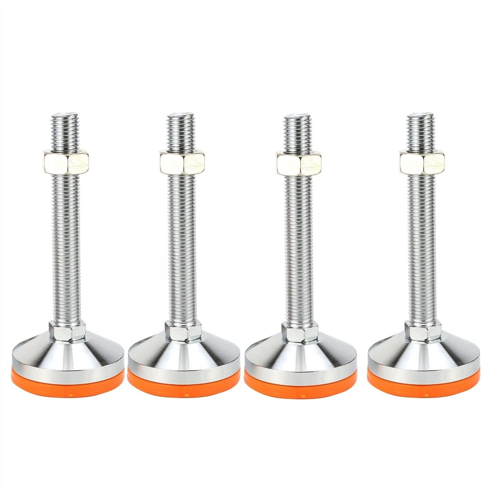 AthuAh leveling feet, 4pcs Carbon Steel Levelling Feet M20 Thread Heavy Duty Leveling Screw Legs, Adjustable Feet Leveler for Workbench Machine