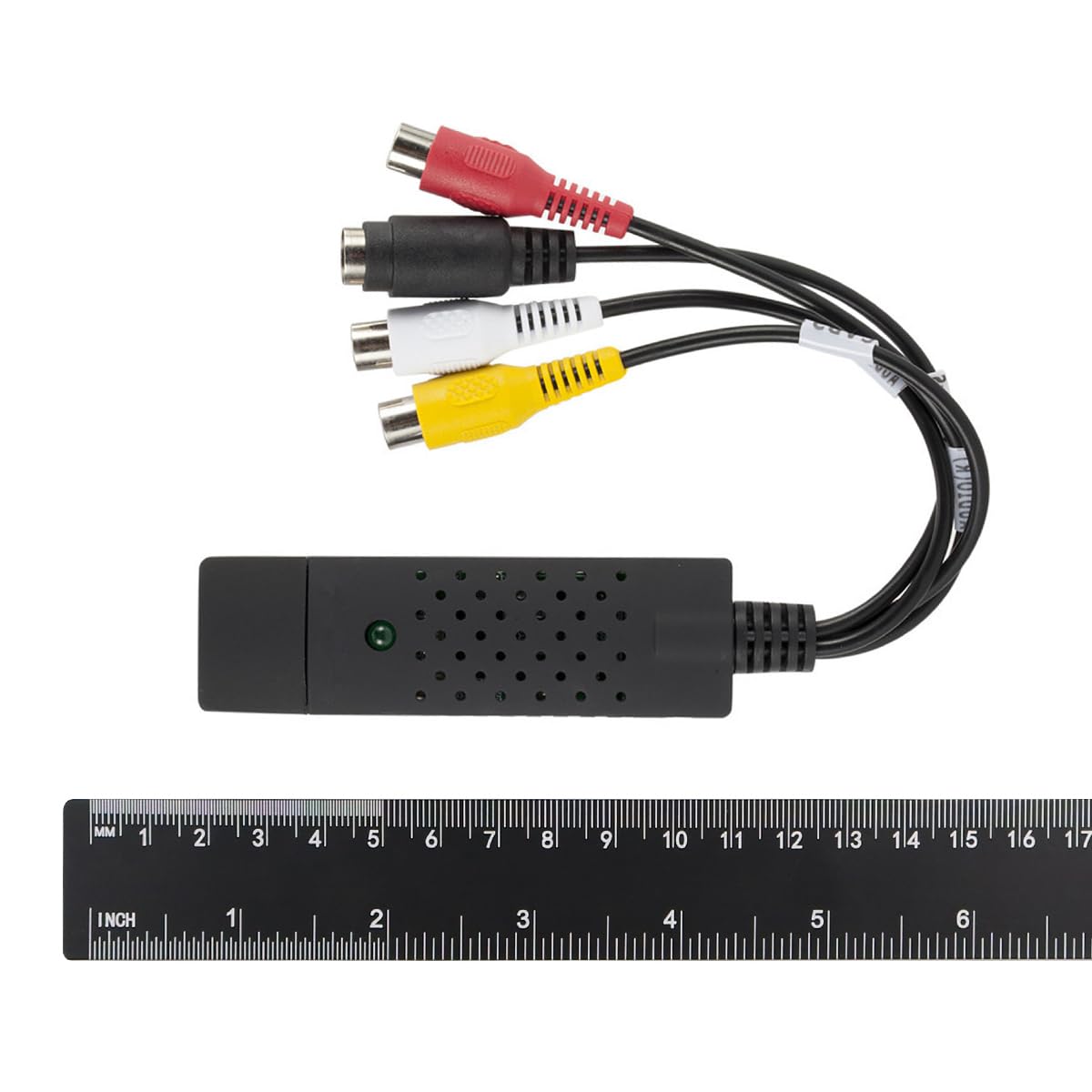Karta przechwytująca wideo USB Alnicov do przechwytywania obrazu dla komputerów PC, TV, MAC, Windows Vista, zgodny z konwerterem wideo RCA na USB