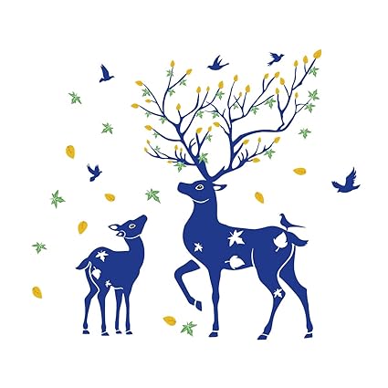 god & god's New Modern Art & Trendy Wall Stickers for Home Decoration, Living Room, Bedroom Size Large-A1396