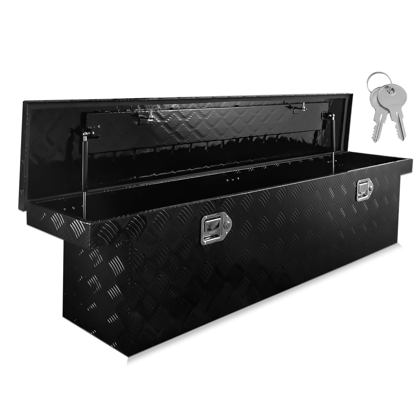 PRUNkuar 60" X 12" X 14" Truck Bed Tool Boxes Heavy Duty Aluminum Tool