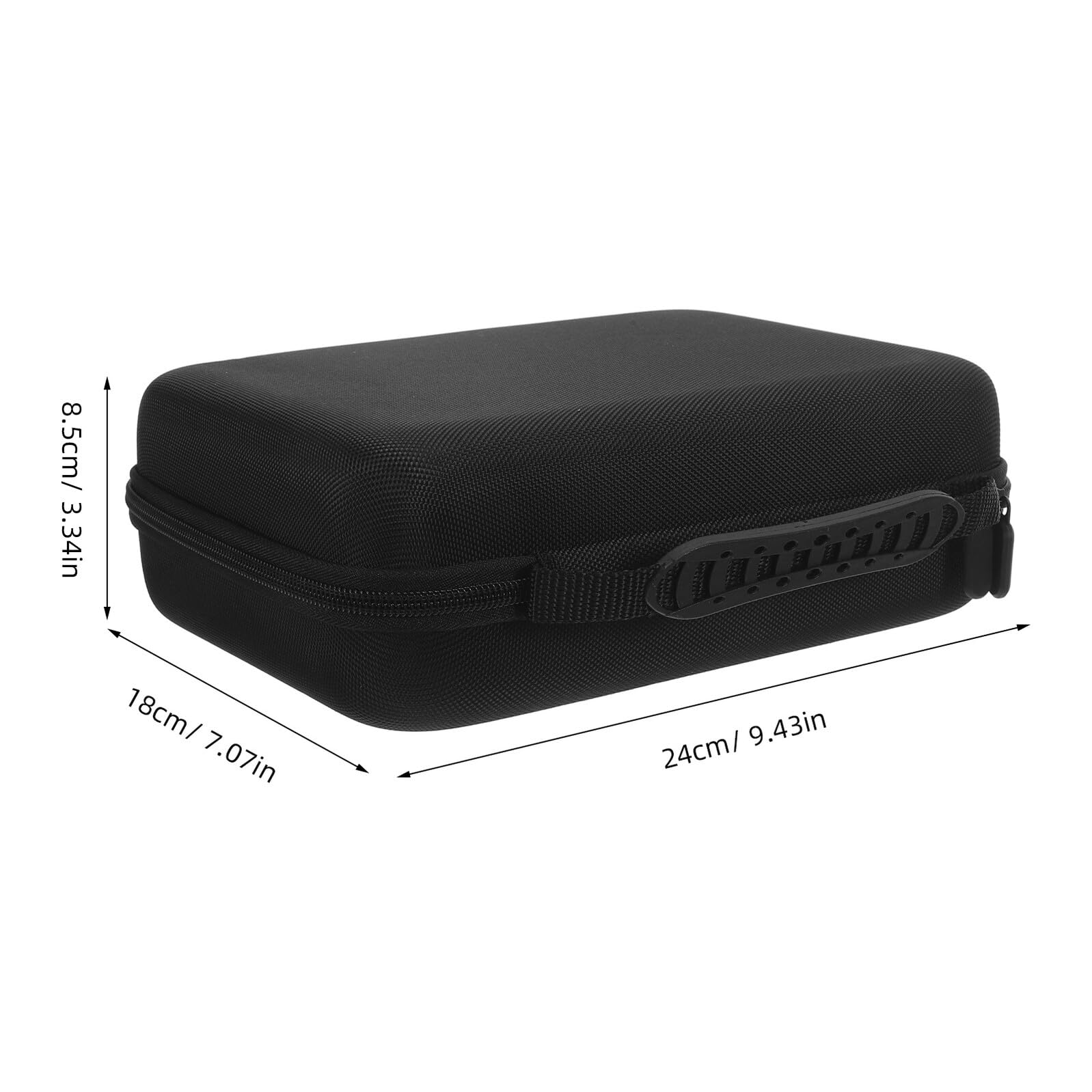 Caja Portátil para Pilas AA y AAA, Contenedor Organizador Pequeño Cremallera y Bolsillo de Malla, Estuche de Almacenamiento Seguro para Viajes, Hogar y Oficina (electrónica)