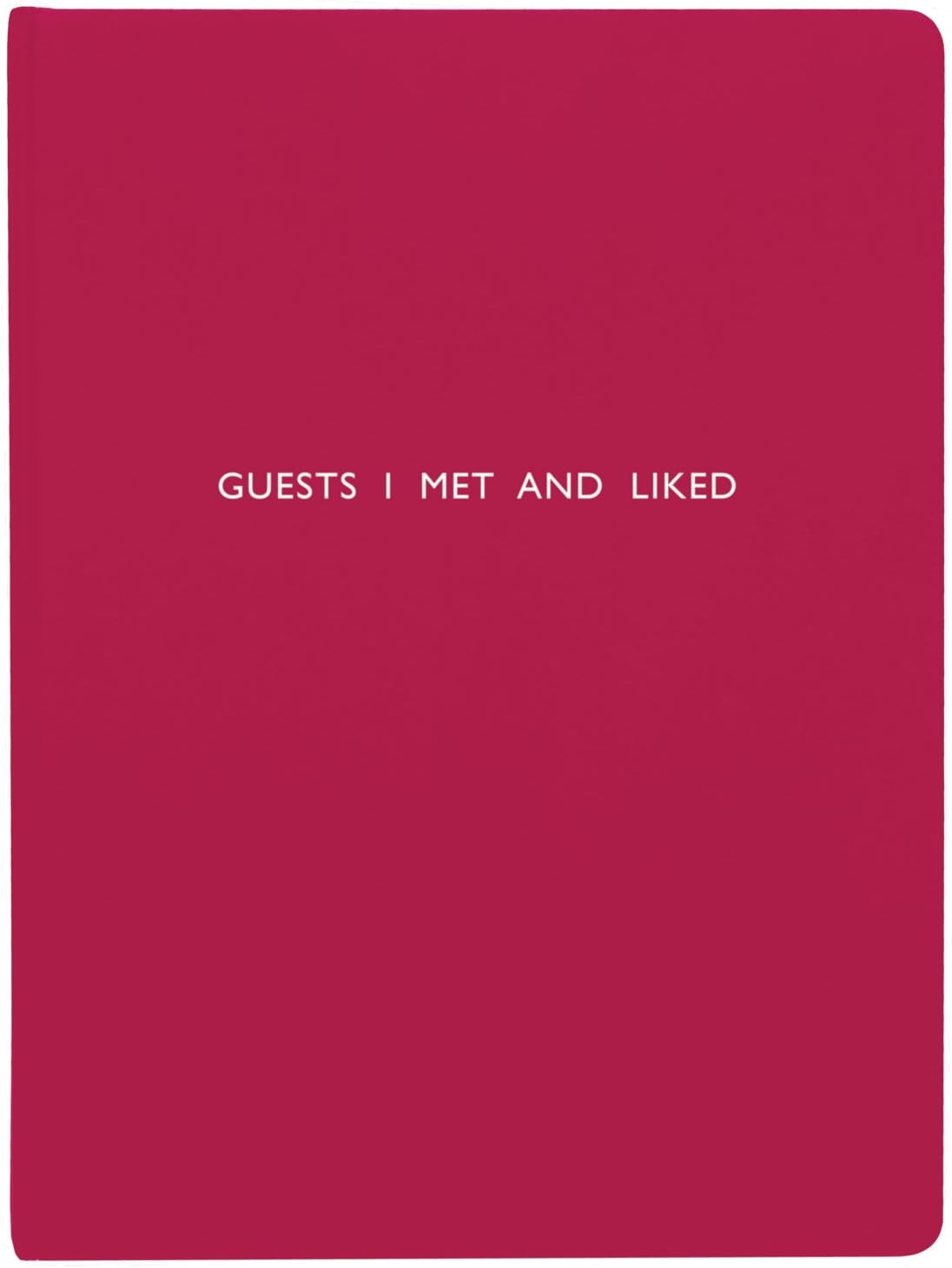 Archie Grand Londoners I Met and Liked Notebook - Red