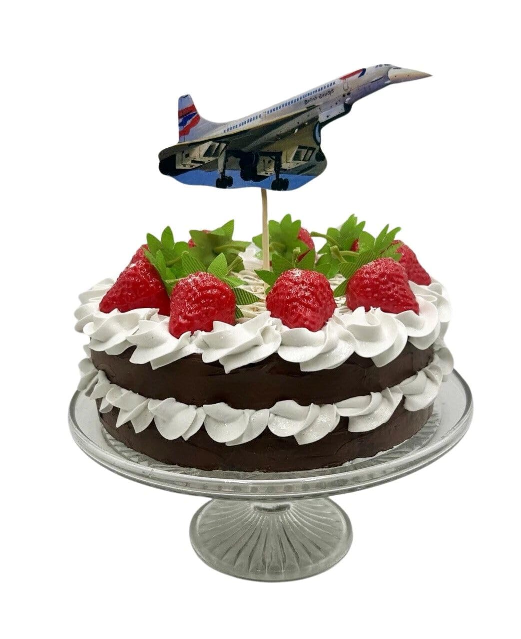 Concorde Cake Topper - Concorde Supersonic Cake Decoration - TS17CT