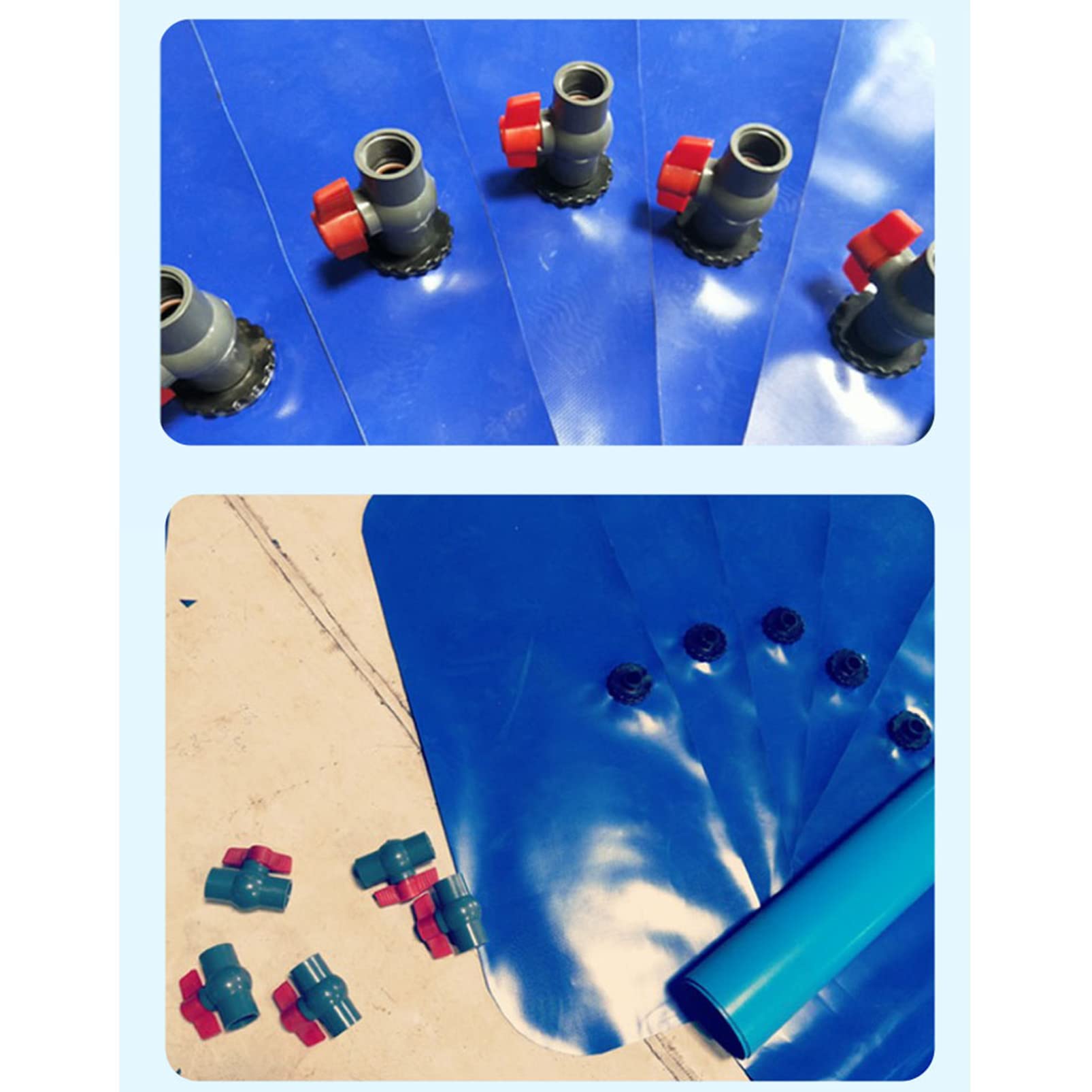 Tanque de agua Bolsa de vejiga de agua plegable, Bolsa de contenedor de almacenamiento de agua flexible y plegable Bolsa de depósito de emergencia de gran capacidad Barril colector de agua de lluvia
