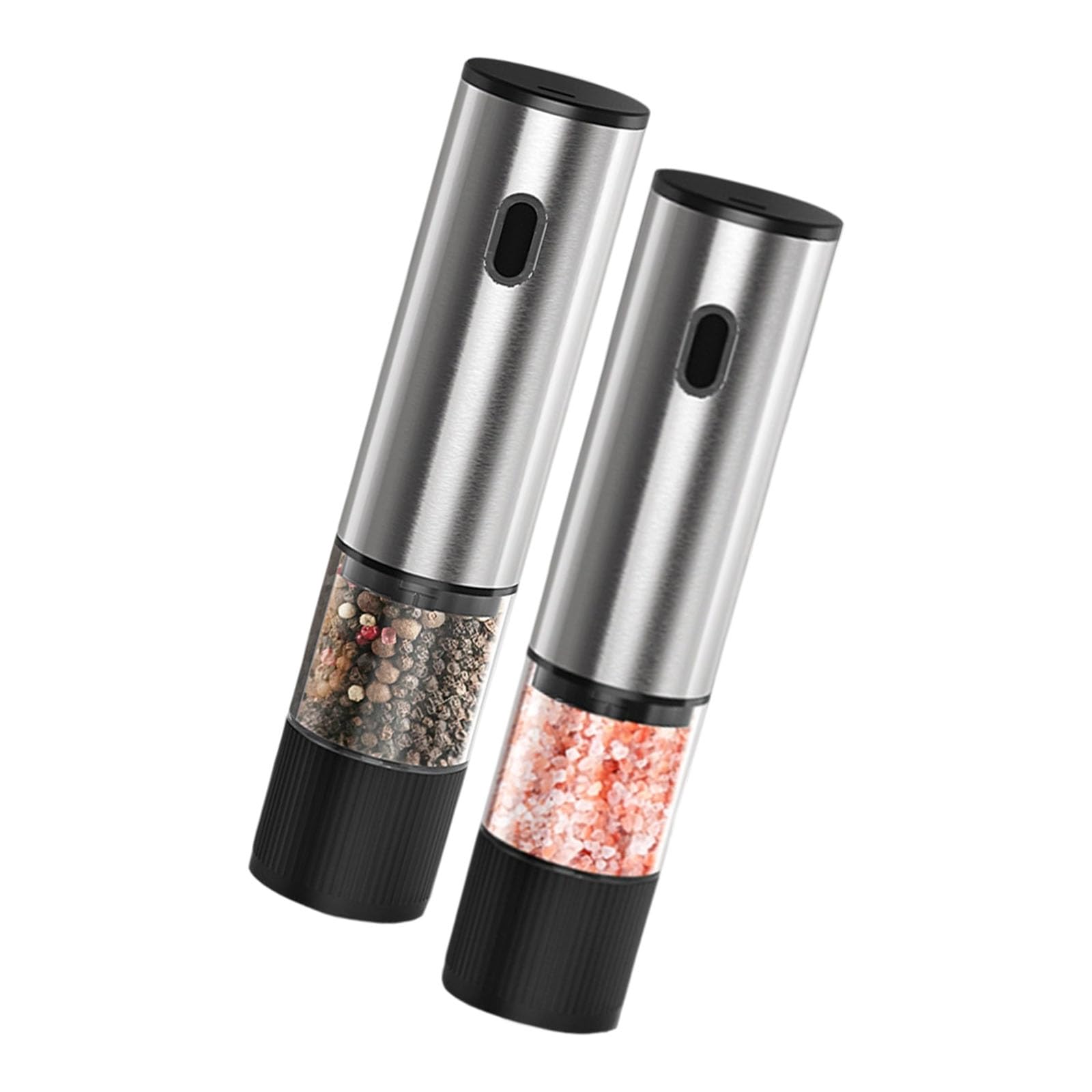 Qisuw Rechargeable Electric Grinder Adjustable Grinding Setting Portable Pepper Mill for Home Cooking Camping BBQ Tool Portable Electric Seasoning Mill for BBQ