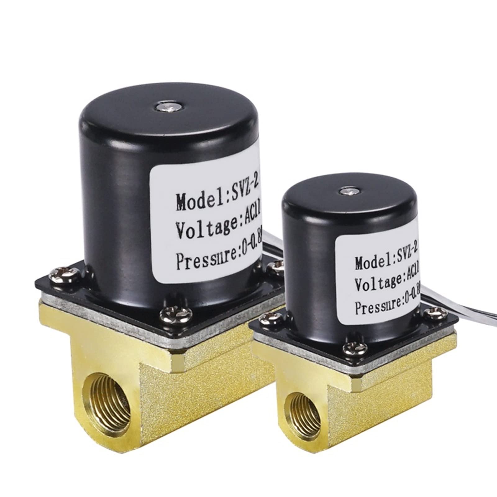 Ieumjnat One Color Svz-2.5L Argon Arc Welding Machine Solenoid Valve G1/8 0~0.8Mpa For Water Gas Aron Co2 Electric Magnetic Valve(Onecolor)