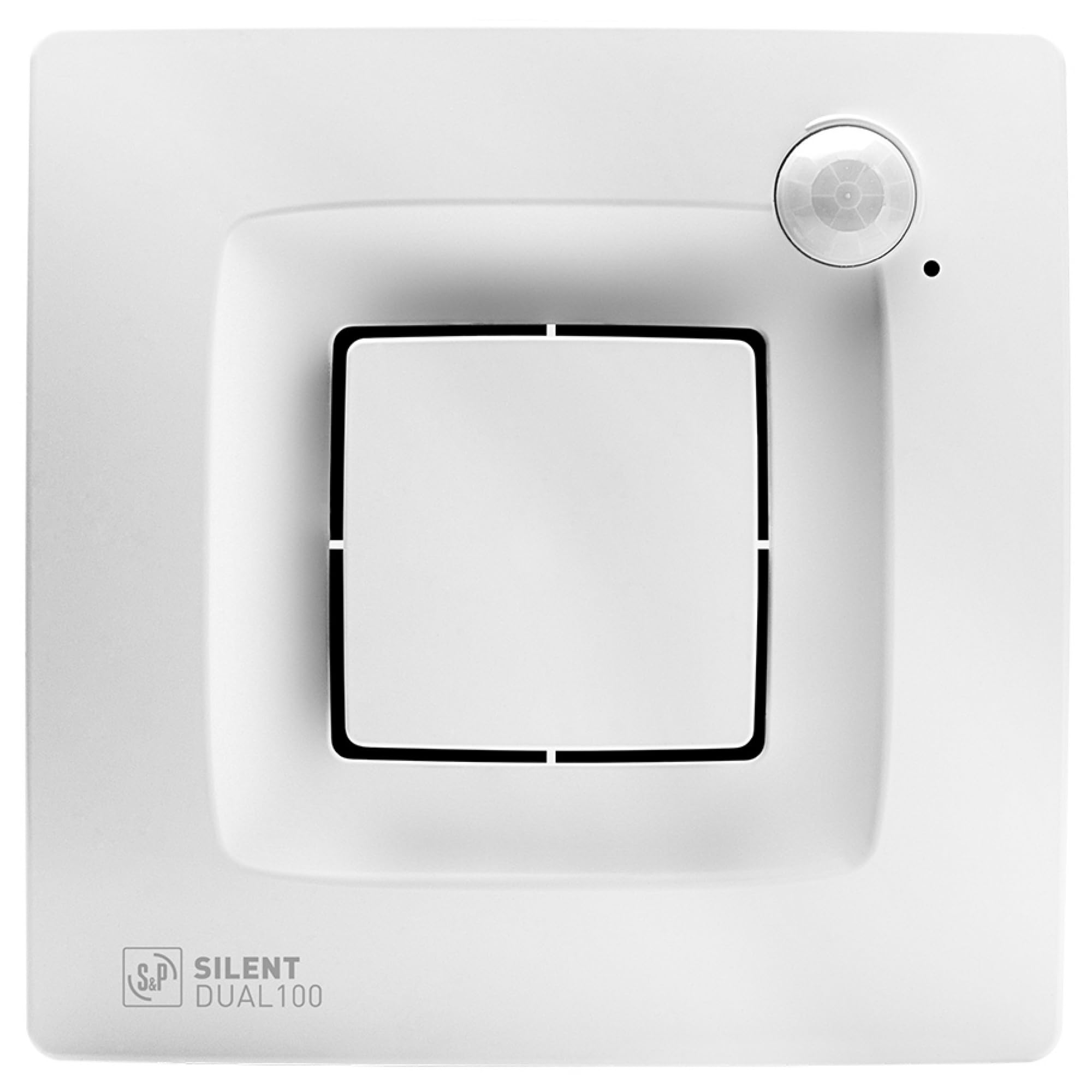 Aérateur Silent Dual Unelvent - 25 m3/h de débit permanent - Détection de présence et d'humidité - 4 W permanent