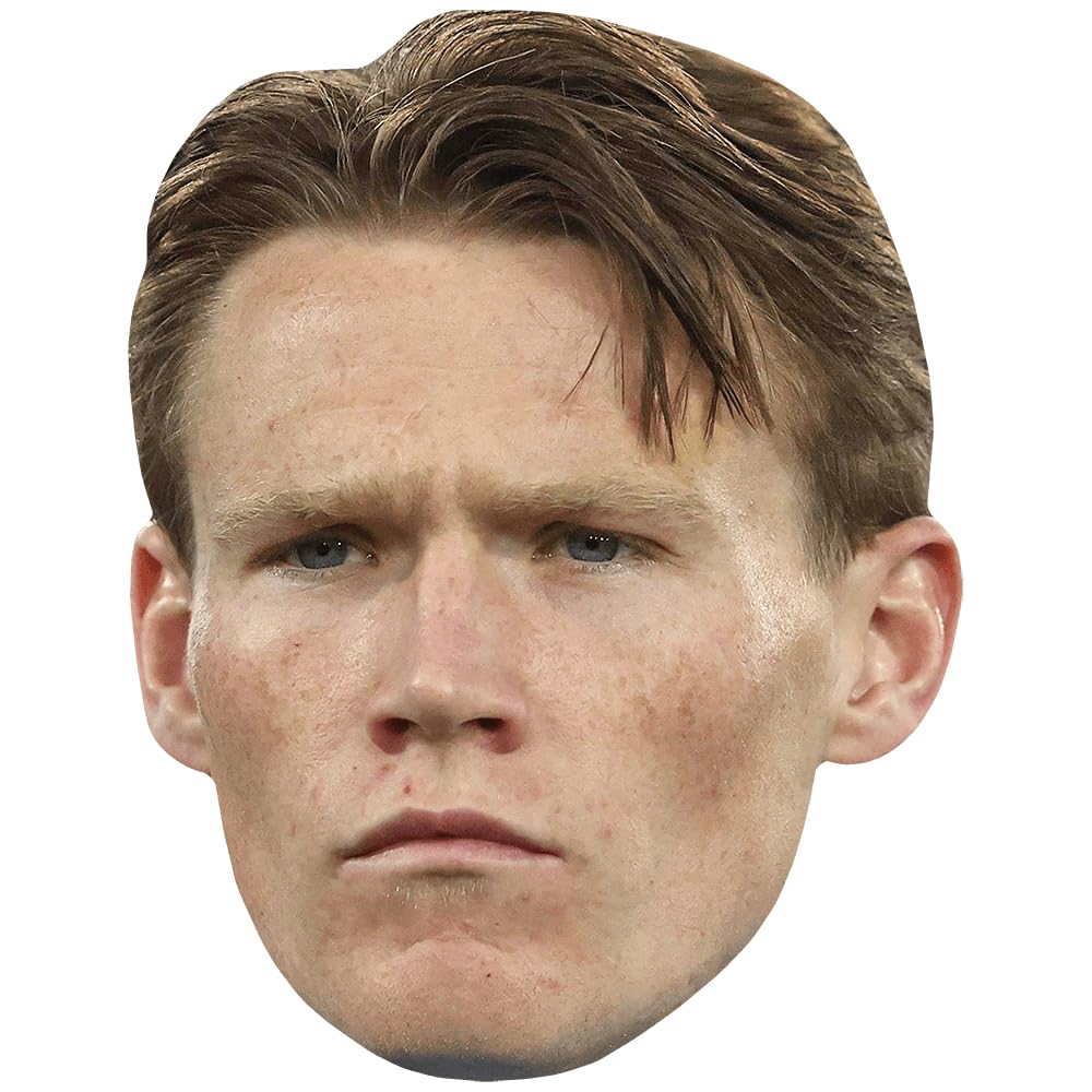 Scott Mctominay (Frown) Celebrity Mask, Flat Card Face, Fancy Dress Mask