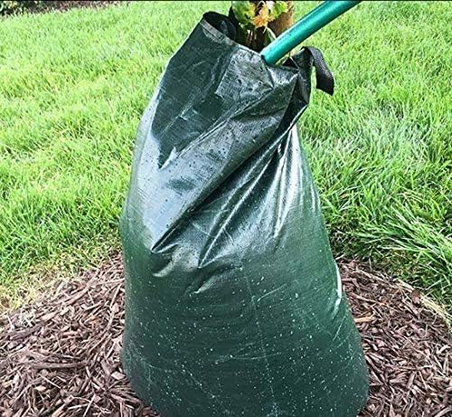 20 Gallon Tree Watering Bag, Slow-Rrelease Automatic Drip System Perfect for Planting Trees and Shrubs,Green (4PCS) (4)